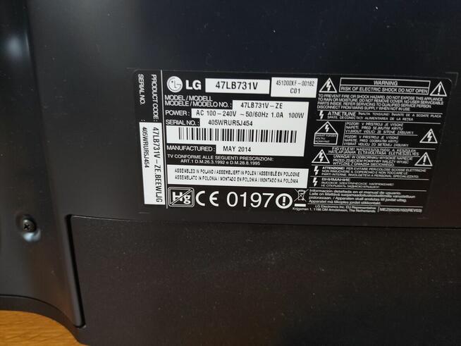 Telewizor LG 47LB 731V