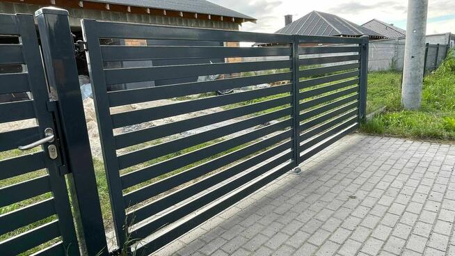 Brama 4m + Furtka 1m – Nowoczesne i Solidne Rozwiązanie