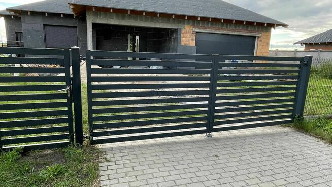 Brama 4m + Furtka 1m – Nowoczesne i Solidne Rozwiązanie