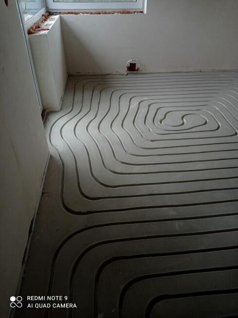 frezowanie pod ogrzewanie podłogowe