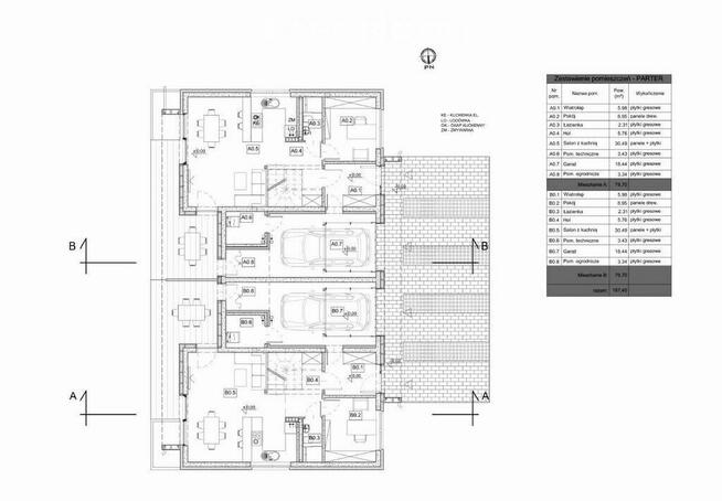 Nowoczesny dom w zabudowie bliźniaczej