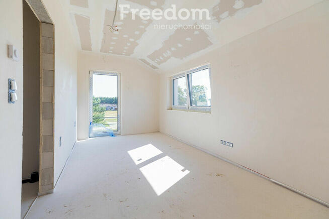 Nowoczesny dom w zabudowie bliźniaczej