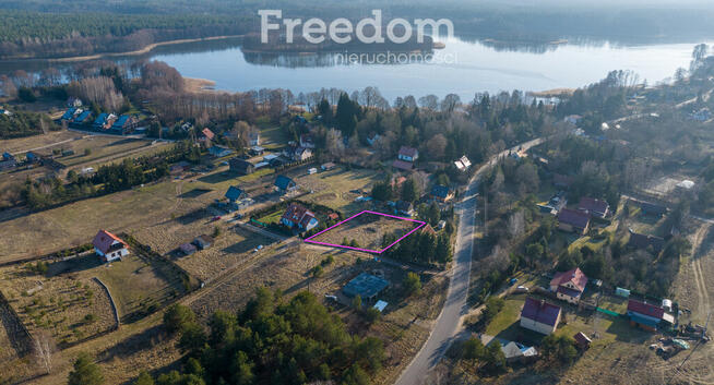 Działka budowlana nad jeziorem Omulew, Jabłonka