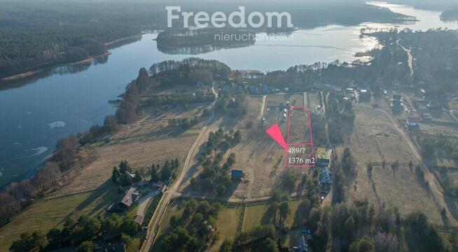 Działka nad jeziorem Omulew 1376 m², Jabłonka