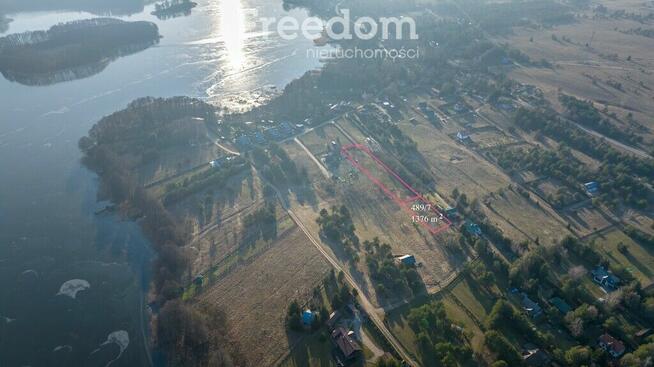 Działka nad jeziorem Omulew 1376 m², Jabłonka