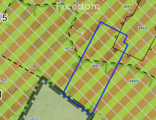 Działka nad jeziorem Omulew 1376 m², Jabłonka