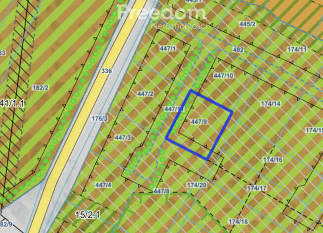 Działka nad jeziorem Omulew 1157 m², Jabłonka