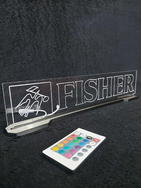 Lampka ,LED (Fisher)logo