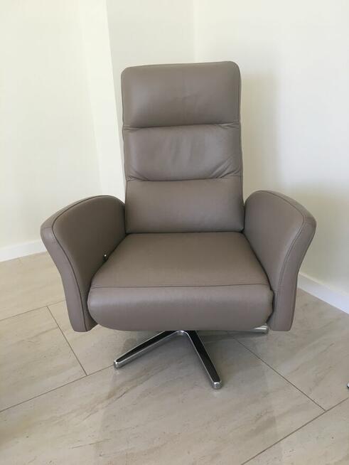 Sprzedam zestaw wypoczynkowy z naturalnej skóry