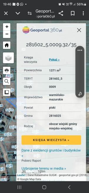 Urokliwa działka nad jeziorem Tyrkło w Górze
