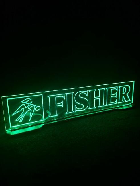 Lampka ,LED (Fisher)logo