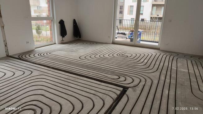 Frezowanie pod ogrzewanie podłogowe