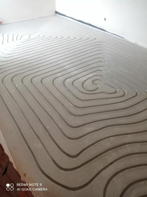 Frezowanie pod ogrzewanie podłogowe