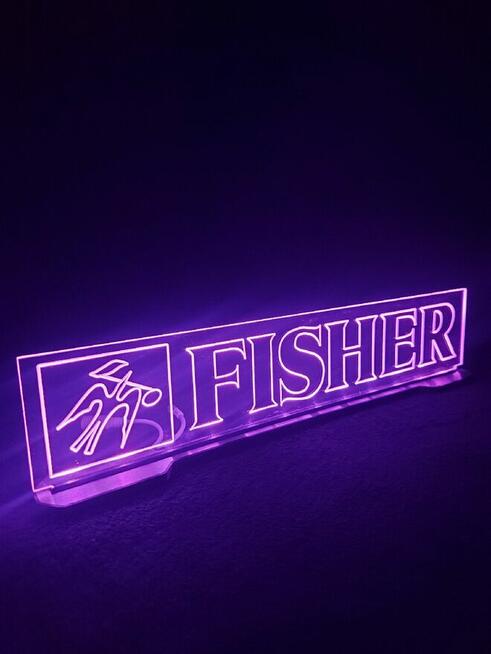 Lampka ,LED (Fisher)logo