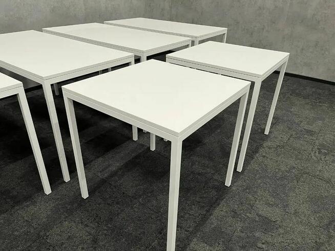 Biurko / stół z białym blatem 75x70x70 cm