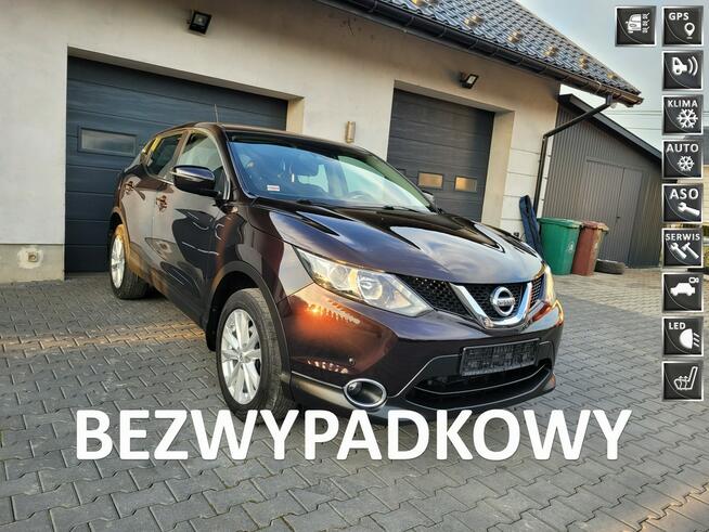 Nissan Qashqai piękny kolor*NAWIGACJA*kamery cofania*TEMPOMAT*bezwypadkowy*opłacony