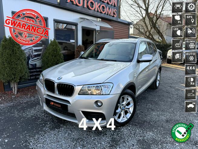 BMW X3 LED, Klima, Navi, Temp, Asystent Pasa, 4x Grzane Fotele/Kierownica,USB