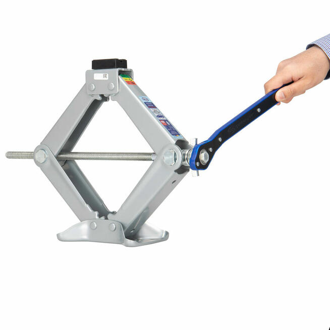 Podnośnik TRAPEZOWY 2,0t ALCA + Guma + Klucz grzechotka