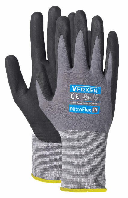 Rękawice NitroFlex rozmiar 10-XL 1 par Verken