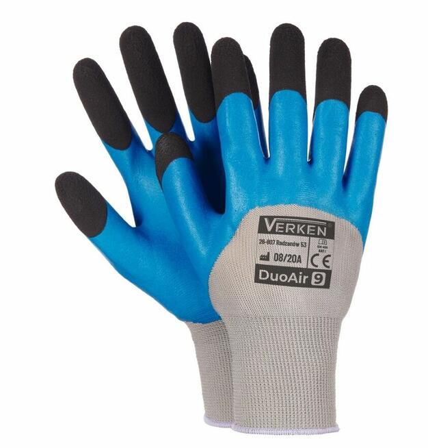 Rękawice DuoAir rozmiar 10-XL 1 par Verken
