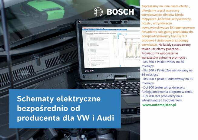 BOSCH BEA 550 - zestaw do analizy spalin SKP 20.000 pln