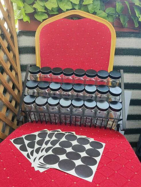 Półka na Przyprawy Metalowa Szafka Stojak Przyprawnik ścianę