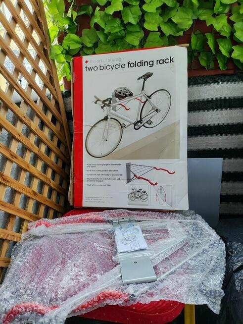 Wieszak na 2 rowery dwa stojak Uchwyt ścienny Rowerowy