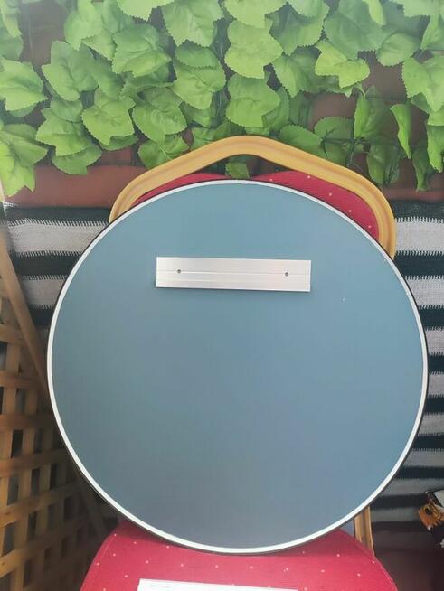 Lustro Okrągłe Czarne Loft ścienne na ścianę Lusterko