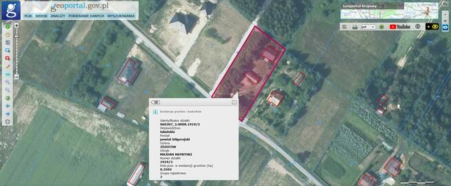 Józefów Majdan Nepryski Siedliska działka z domem sprzedam