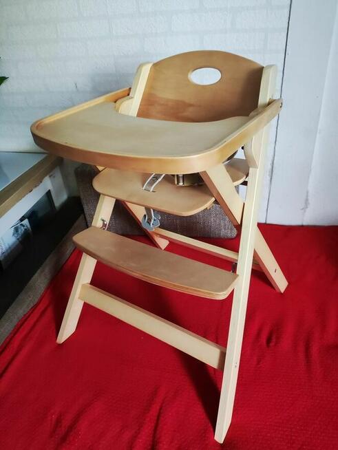 Krzesełko do karmienia fotelik dla Dziecka drewniane Roba