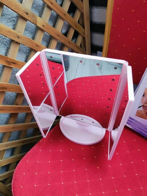 Lusterko Do Makijażu Podświetlane LED Kosmetyczne Lustro