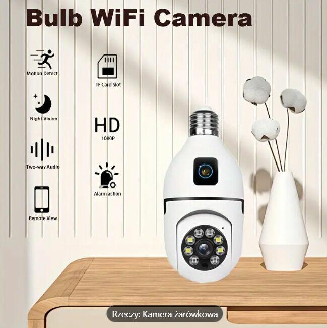 Kamera Bezpieczeństwa YIIYRY 360° Panoramiczna - 1080P HD