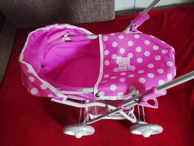 Wózek dla Lalek Lalki Misia dla Dziecka Dzieci Różowy