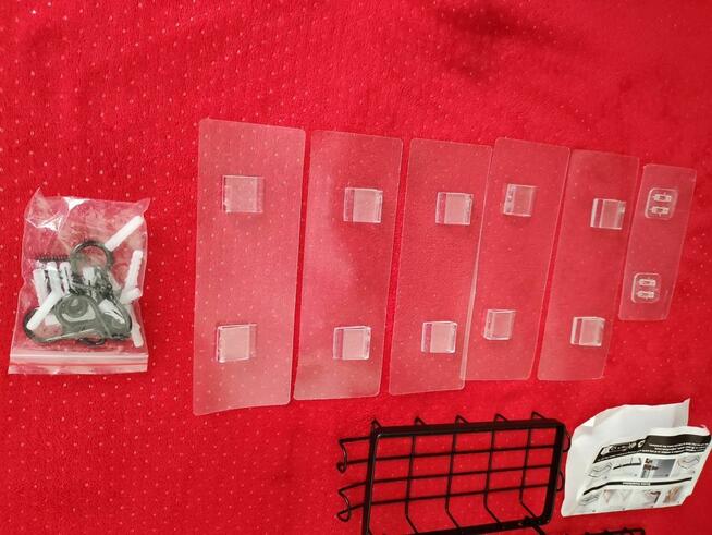 Półki Czarne metalowe łazienkowe pod prysznic prysznicowe