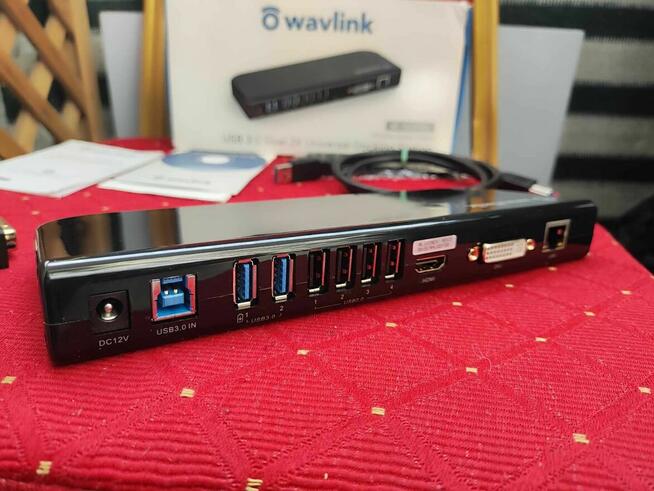 Stacja Dokująca Wavlink WL-UG39DK1 USB3.0 HDMI DVI VGA Apple