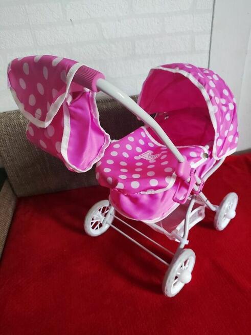Wózek dla Lalek Lalki Misia dla Dziecka Dzieci Różowy