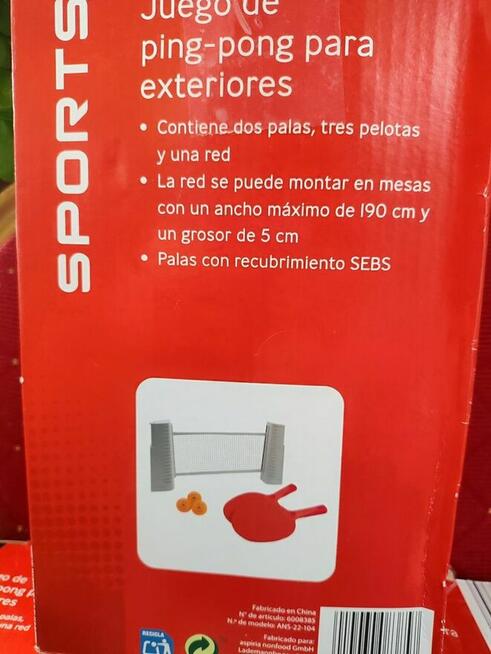 Tenis Stołowy Ping Pong Siatka Rakietki piłeczki Przenośny