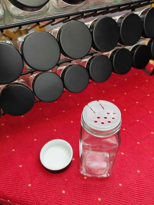 Półka na Przyprawy Metalowa Szafka Stojak Przyprawnik ścianę