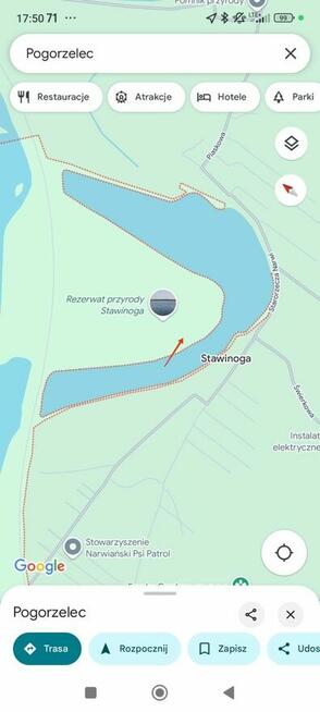 Piękna działka z linią brzegową