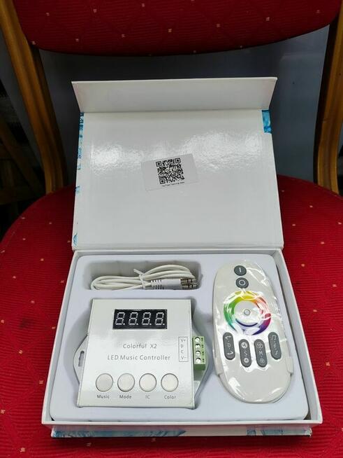 Sterownik Kontroler LED rytm muzyki WS2812B Colorful X2 RGB