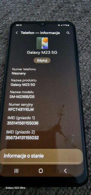 Smartfon Samsung Galaxy M23 5G 4/128GB 120Hz