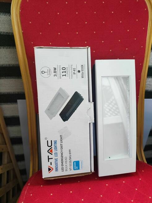 Podtynkowa Lampa Ewakuacyjna LED światło awaryjne Lampka