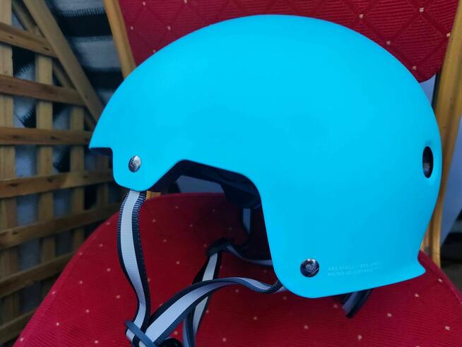 Kask Rowerowy na Rower Skuter Hulajnogę niebieski K2