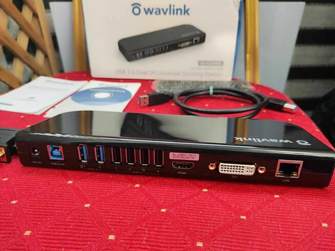 Stacja Dokująca Wavlink WL-UG39DK1 USB3.0 HDMI DVI VGA Apple