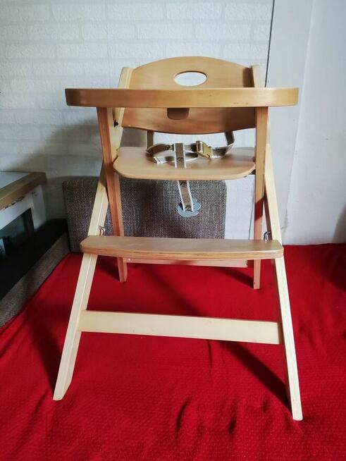 Krzesełko do karmienia fotelik dla Dziecka drewniane Roba