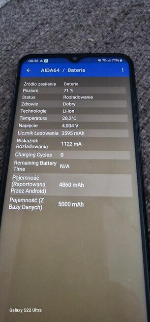 Smartfon Samsung Galaxy M23 5G 4/128GB 120Hz