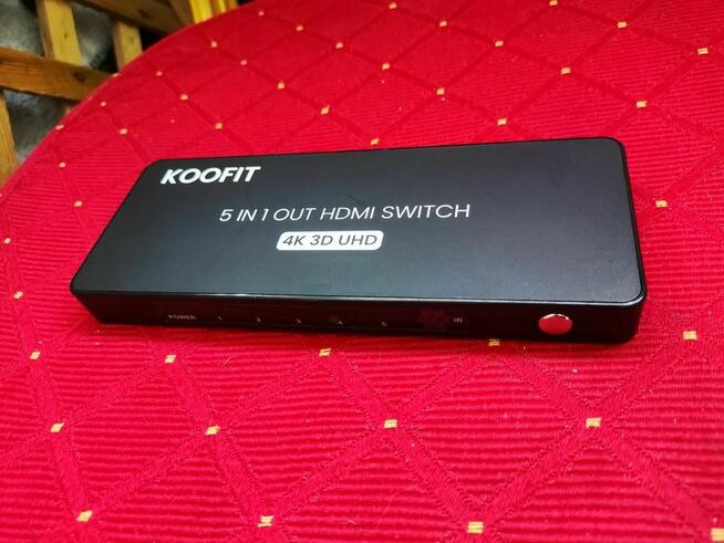 Przełącznik HDMI rozdzielacz UHD PS5 PS4 PS3 DVD Xbox switch