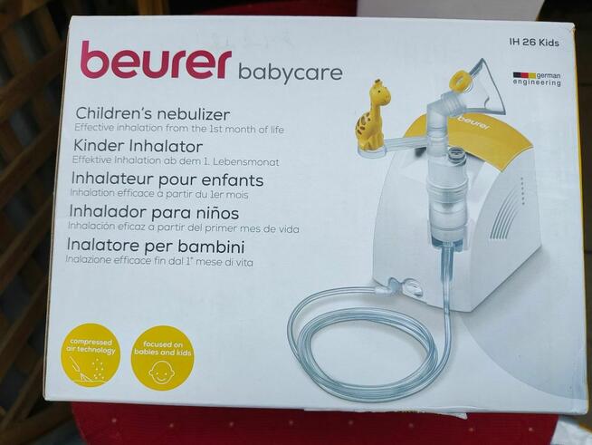 Inhalator Nebulizer Nebulizator kompresorowy Beurer medyczny