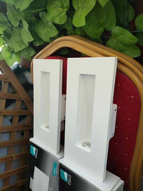 Oprawa wpuszczana TIBERIO EGLO Lampa Biała zewnętrzna na dom