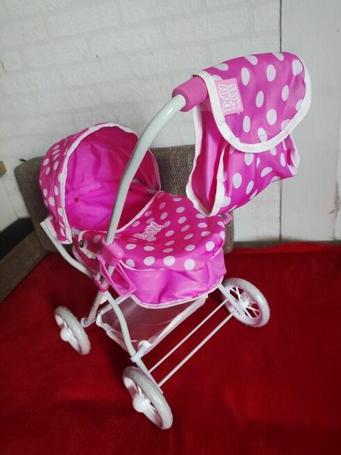 Wózek dla Lalek Lalki Misia dla Dziecka Dzieci Różowy